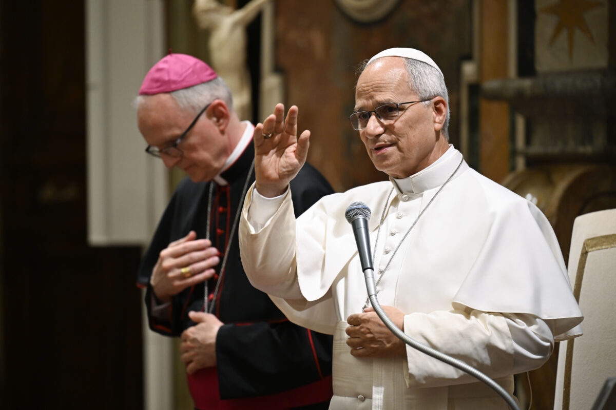 Pope Leo XIV lands in San Marino