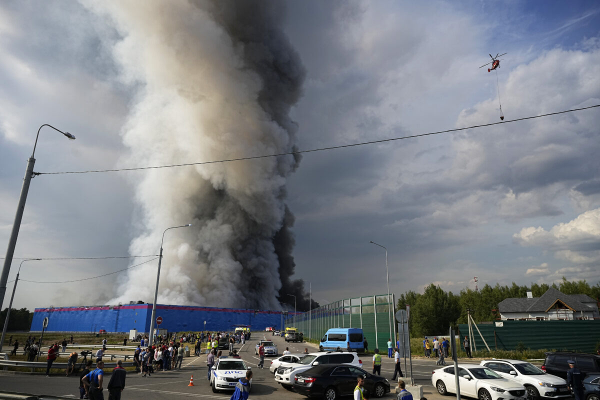 Russia: Ukrainian drone attack on Orenburg; Ozon warehouse hit Russia: Ukrainian drone attack on Orenburg; Ozon warehouse hit