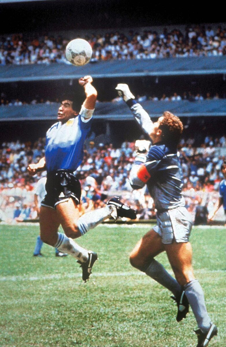 Football: ‘Hand of God’ ball auction proves a flop – sold for just 2.9 million euros