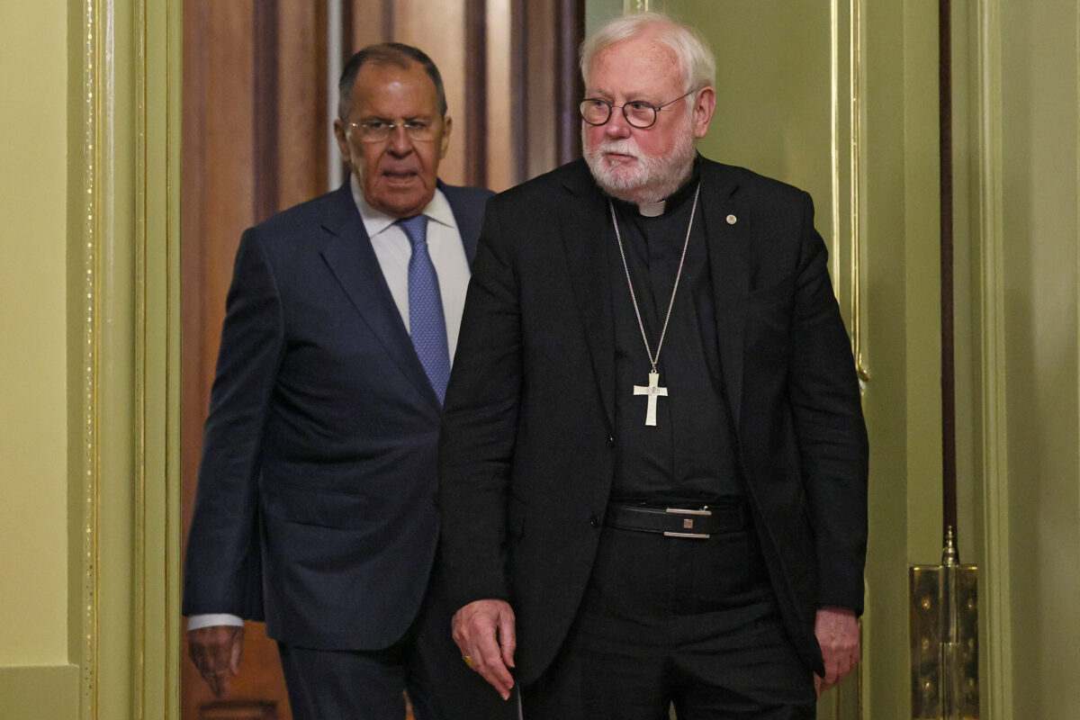 Ukraine: Gallagher to Lavrov: ‘We are ready to provide any assistance needed to achieve peace’