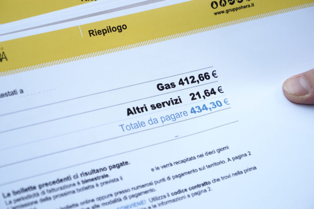 Utility bills, Facile.it: ‘Possible increases of up to 40 per cent between September and December’
