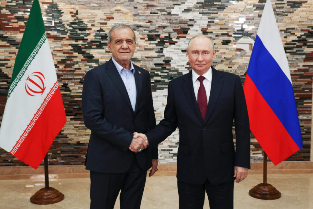 Iran, Putin to Pezeshkian: “We admire your courage in fighting for national interests”