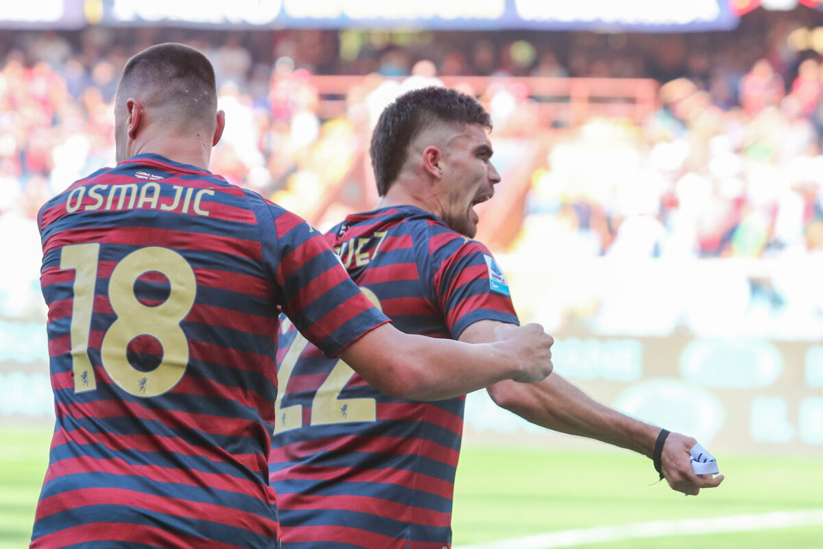 Football: Serie A, Genoa v Frosinone 1–1, Vasquez saves De Rossi