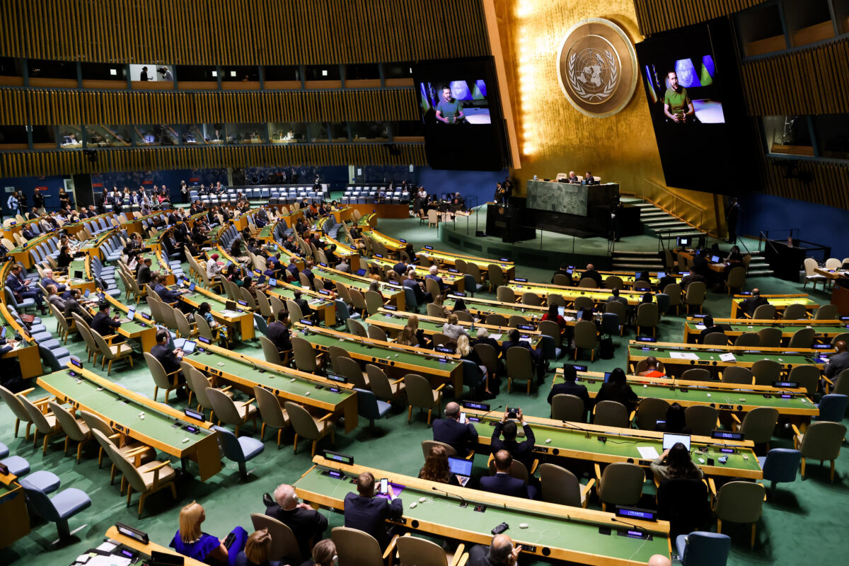 Ukraine, Zelensky: “At the UN to achieve peace through joint efforts”