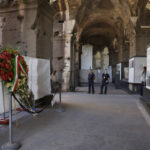 Worker killed at the Colosseum was not clipped onto the rope