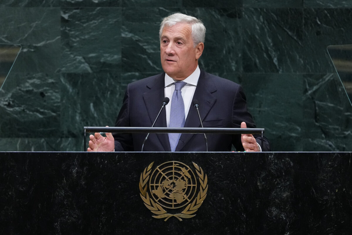 Iran, Tajani at the UN: “The Strait of Hormuz must reopen; Tehran must abandon its nuclear threats”