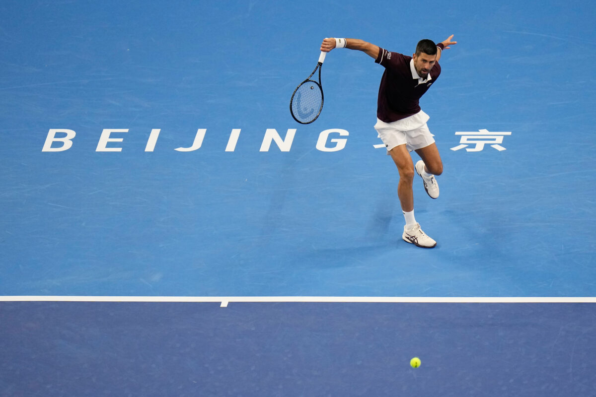 Tennis: ATP Beijing, Djokovic through to the second round after defeating Borges in two sets