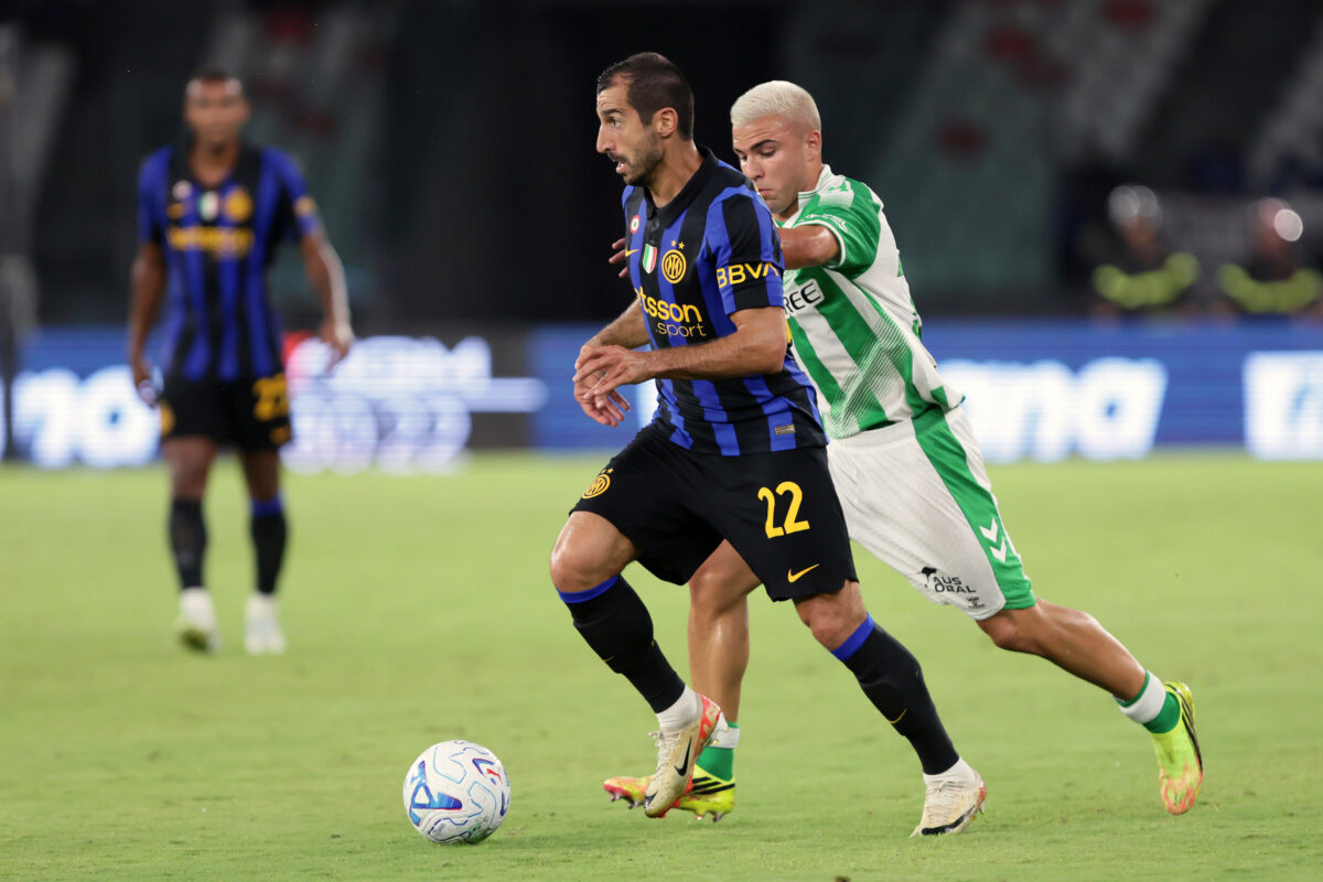 Football: Inter 2–0 Lumezzane in a friendly; Mkhitaryan and Agbonifo on the scoresheet