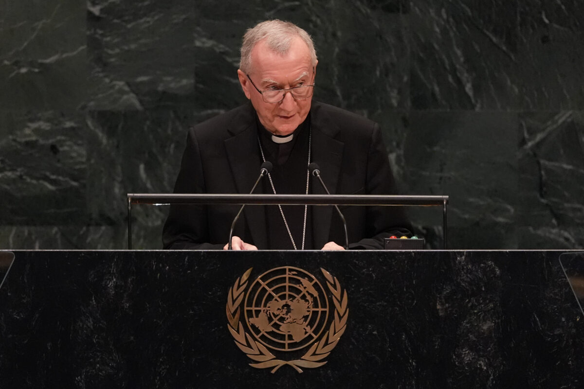Parolin: “To stop wars, we must move away from the logic of domination”
