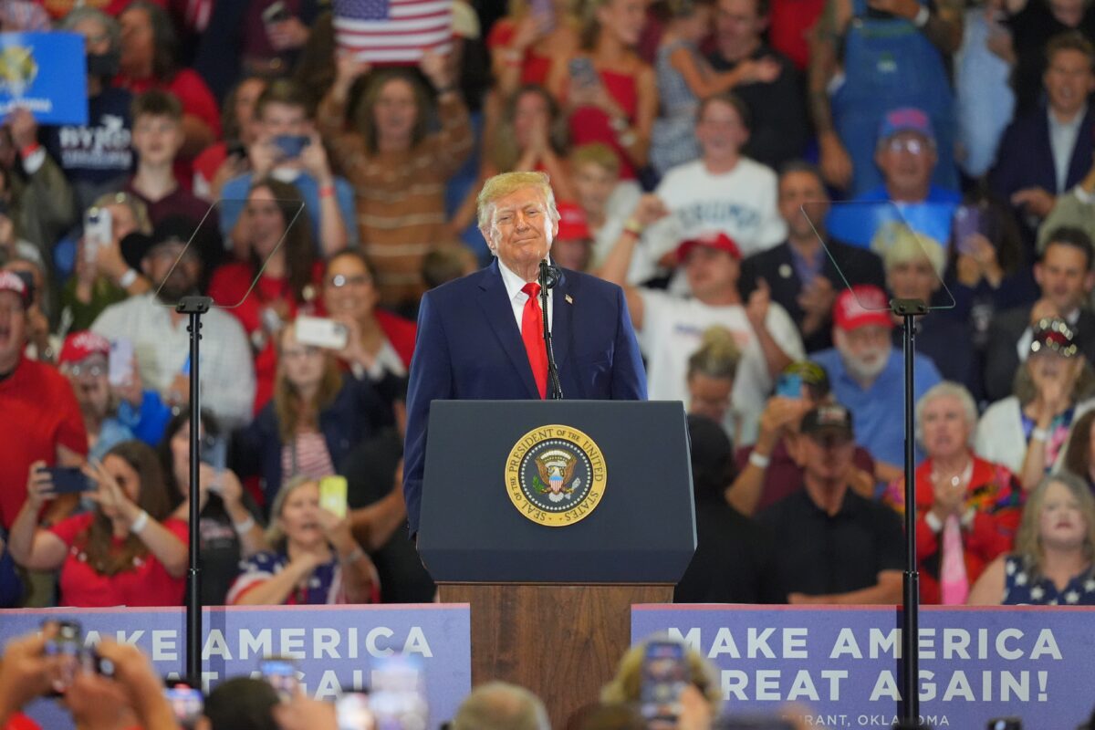 US: Trump on the campaign trail in Nebraska today, back in Texas on Wednesday