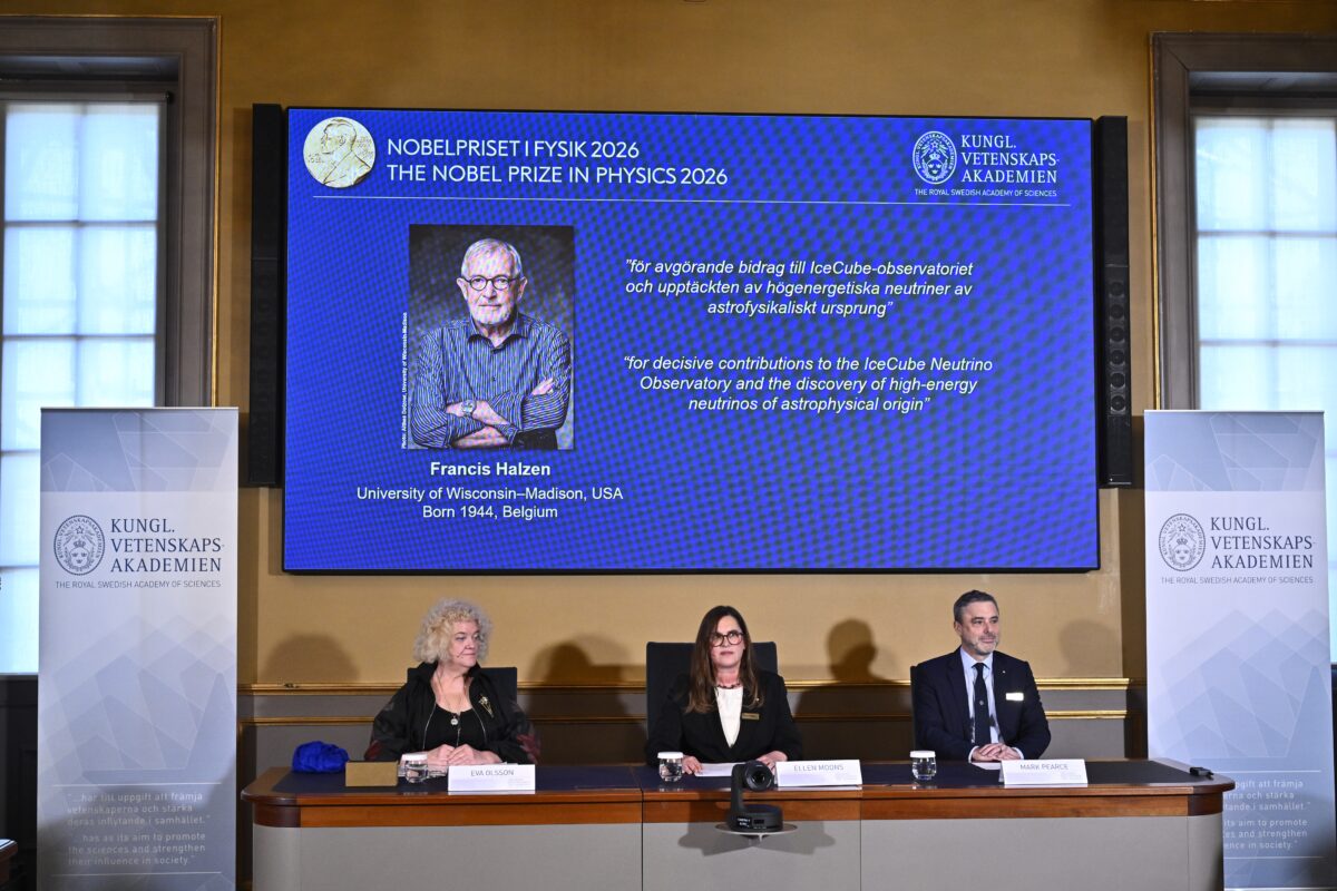 Francis Halzen awarded the 2026 Nobel Prize in Physics