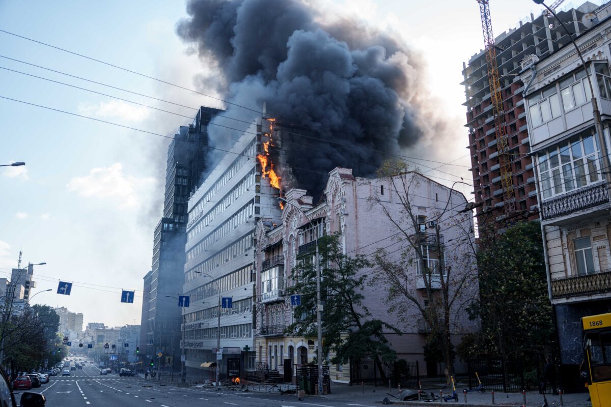 Ukraine: Russian missiles and drones strike Kyiv overnight, at least two dead