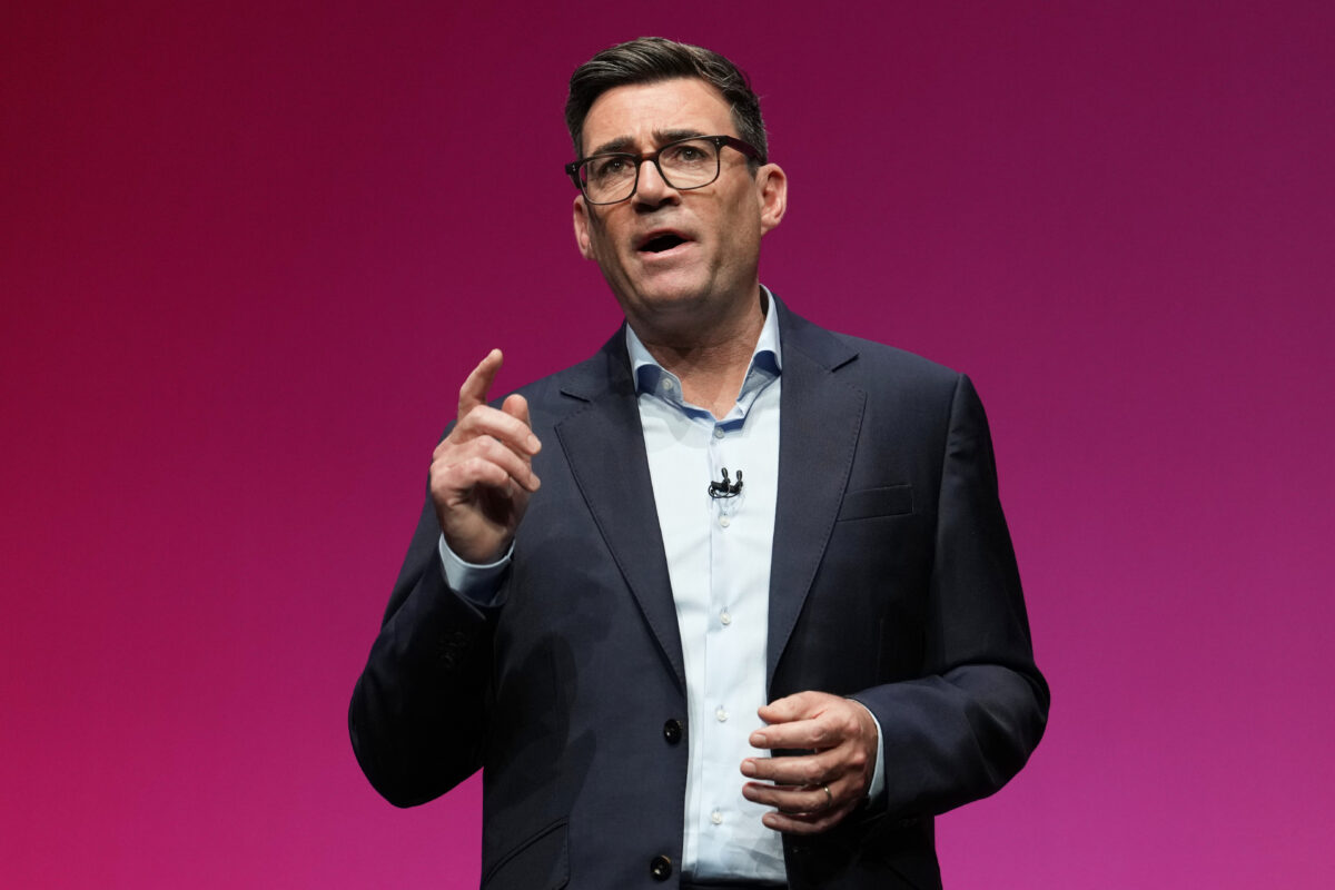 7 October, Burnham: ‘There is no place for anti-Semitism in the UK’
