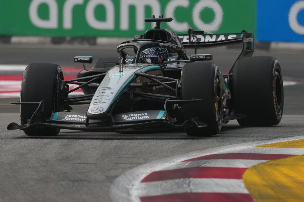 F1: Russell fastest in free practice, Leclerc second