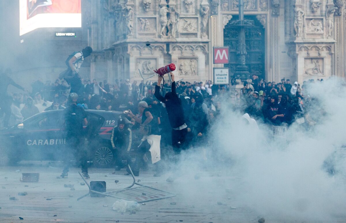 Clashes in Milan: investigating magistrate: ‘There is a very high risk that this could happen again’ Clashes in Milan: investigating magistrate: ‘There is a very high risk that this could happen again’