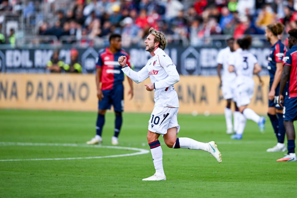 Serie A: Bologna beat Cagliari thanks to goals from Casale and Bernardeschi