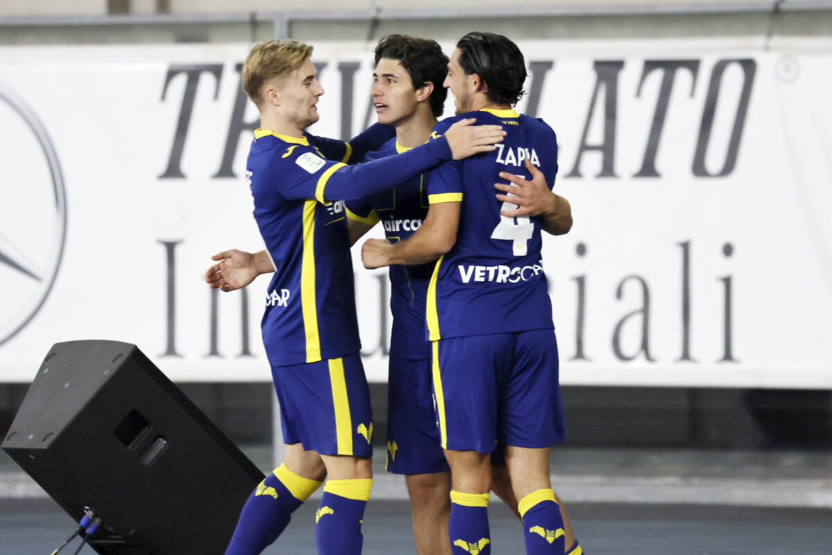 Football: Serie B, Verona v Pisa 1–1 in the late kick-off