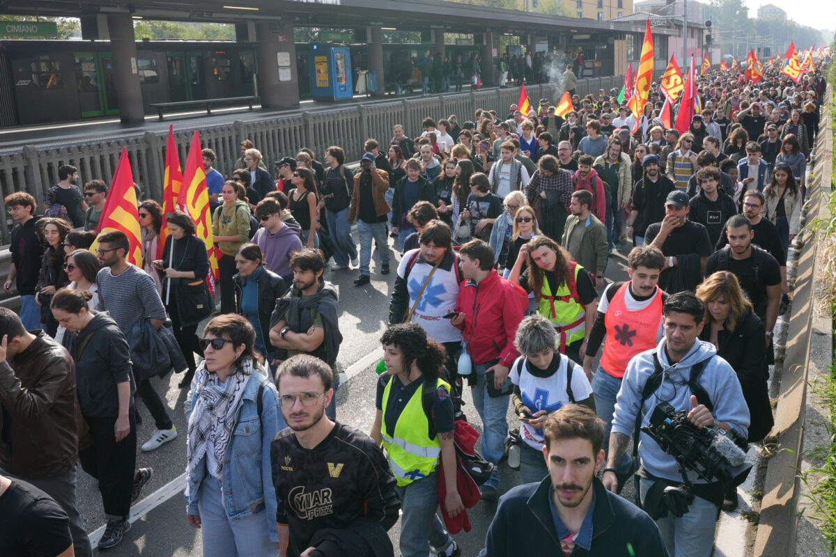 Protests: 30,000 demonstrators in Milan, Eastern Ring Road blocked